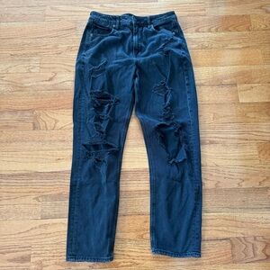 AEO Black Mom Jeans